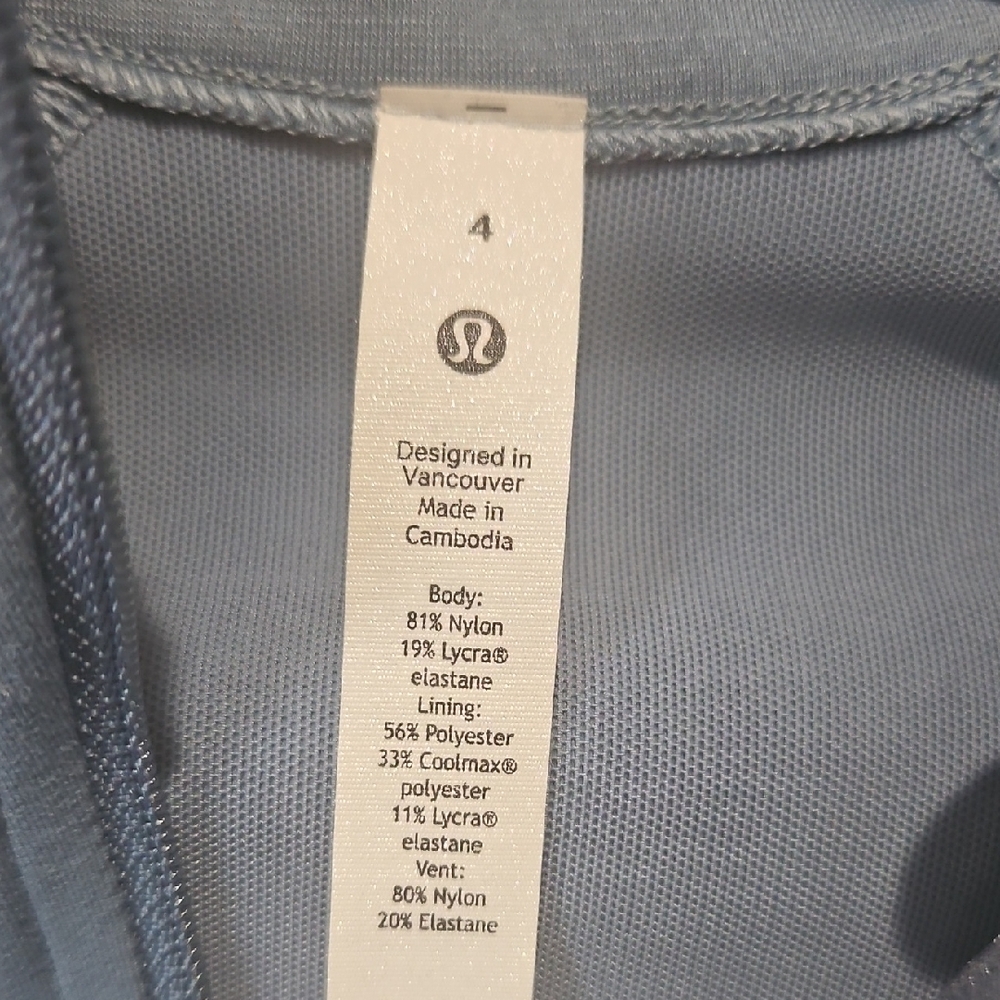 Lululemon Athletica Steel Blue Jacket - Picture 2 of 6